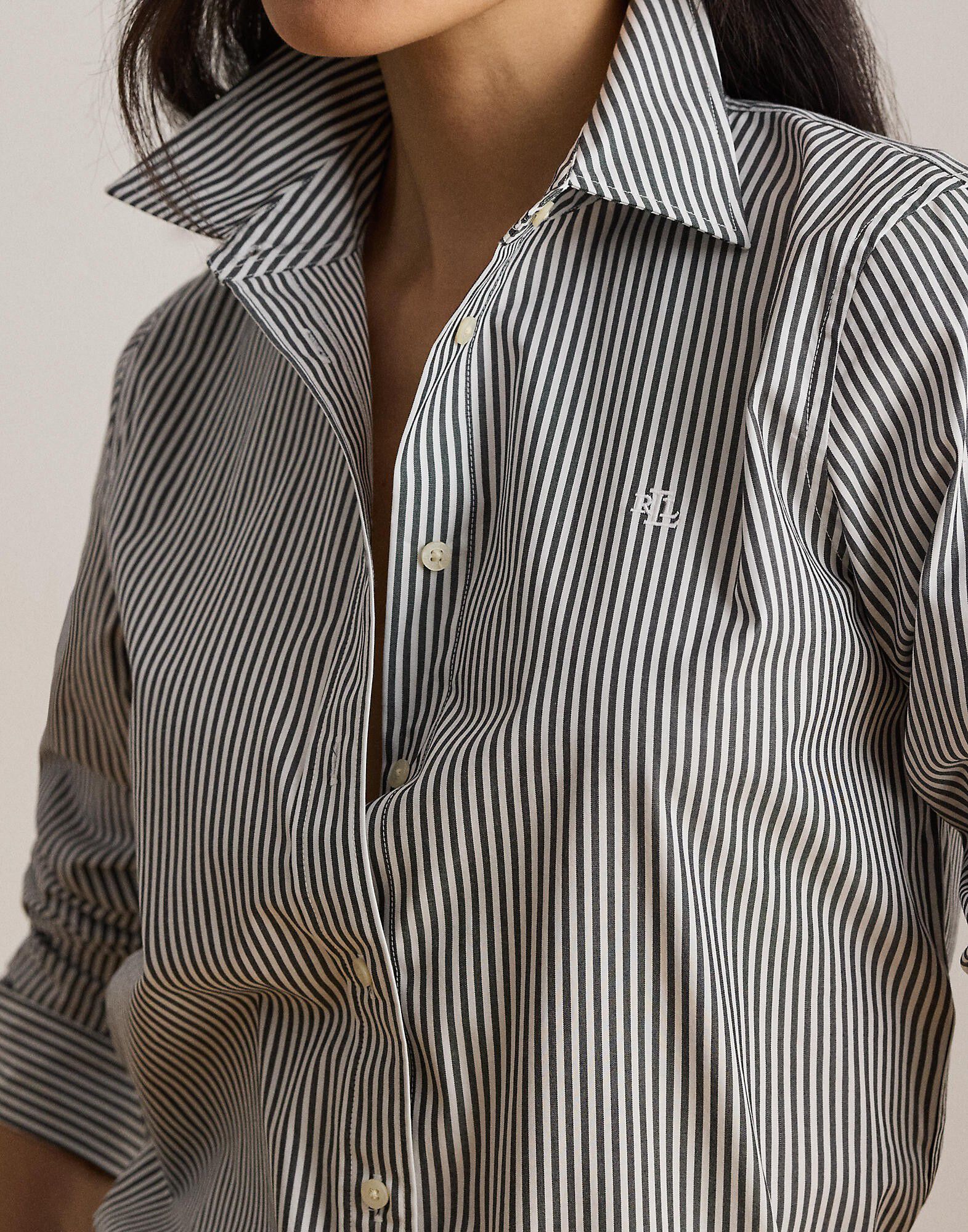 Classic Fit Striped Cotton Shirt