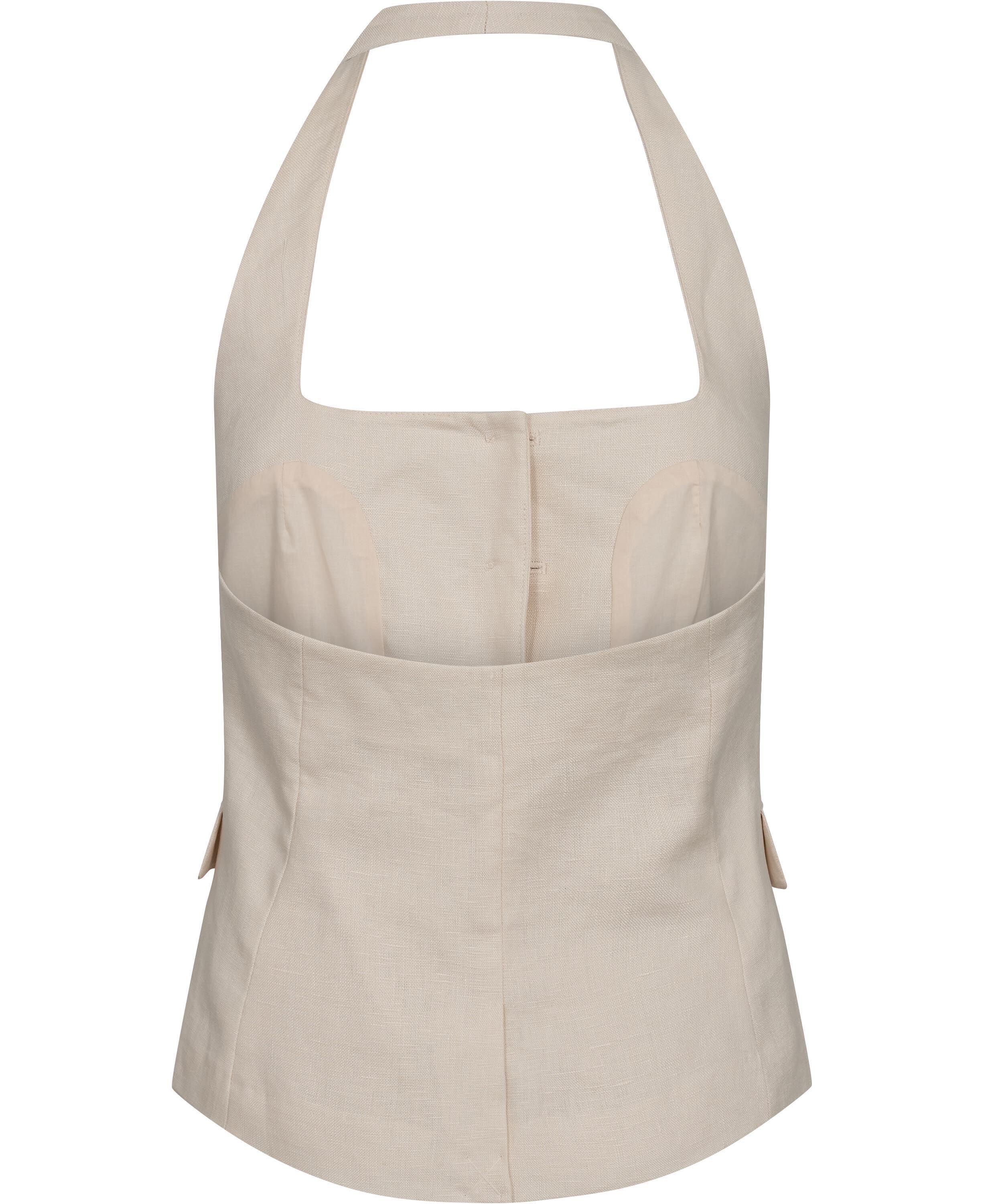 Linen suit waistcoat