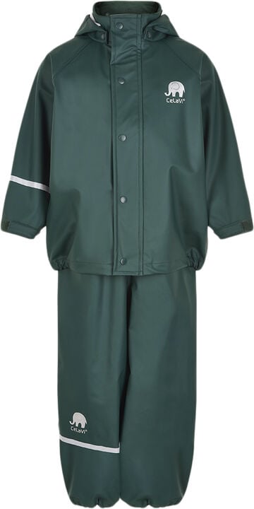 Basic rainwear set -solid PU