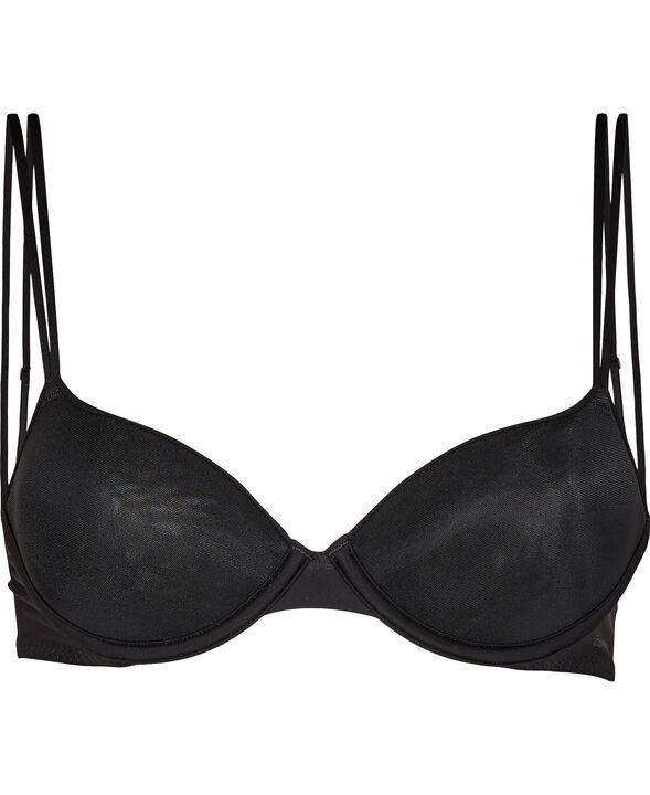 Lightly lined demi-plunge bra