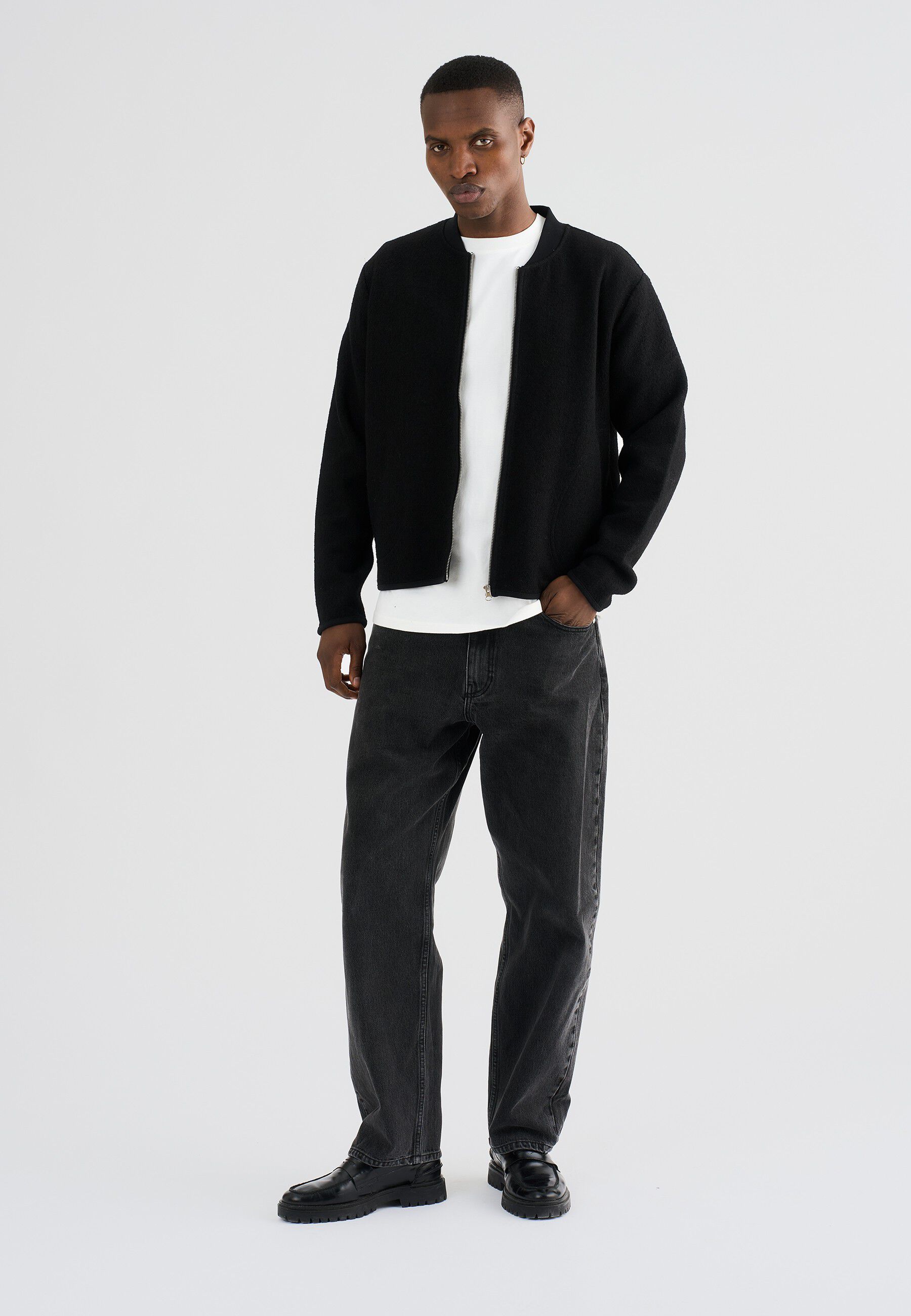 RTLUKE BOILED WOOL JACKET