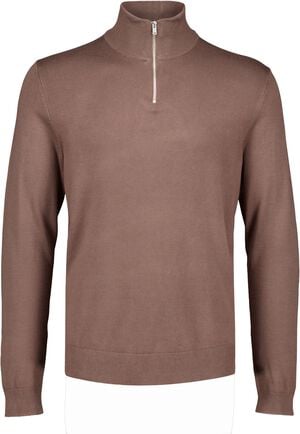 Ecovero half zip L/S knit