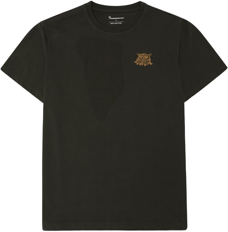 Regenerative Organic Cotton Chest Embroidery T-Shirt GOTS