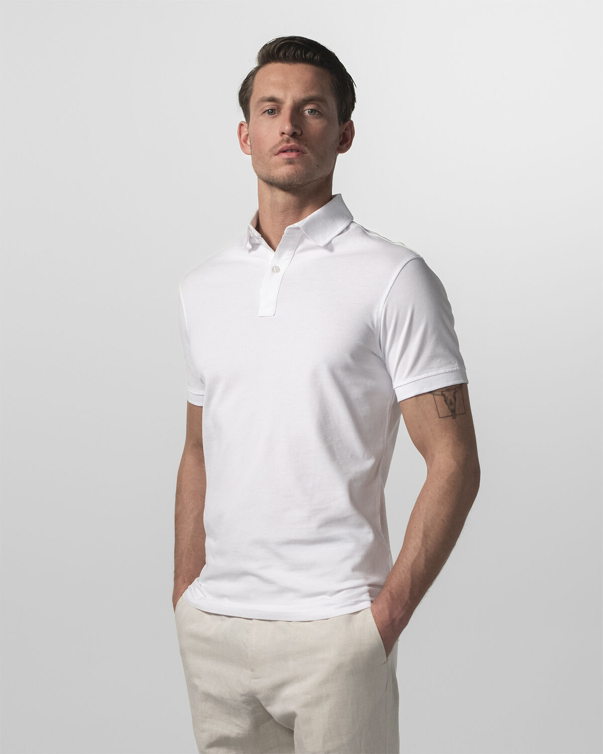 The Ambassador Polo | White | Slim fit