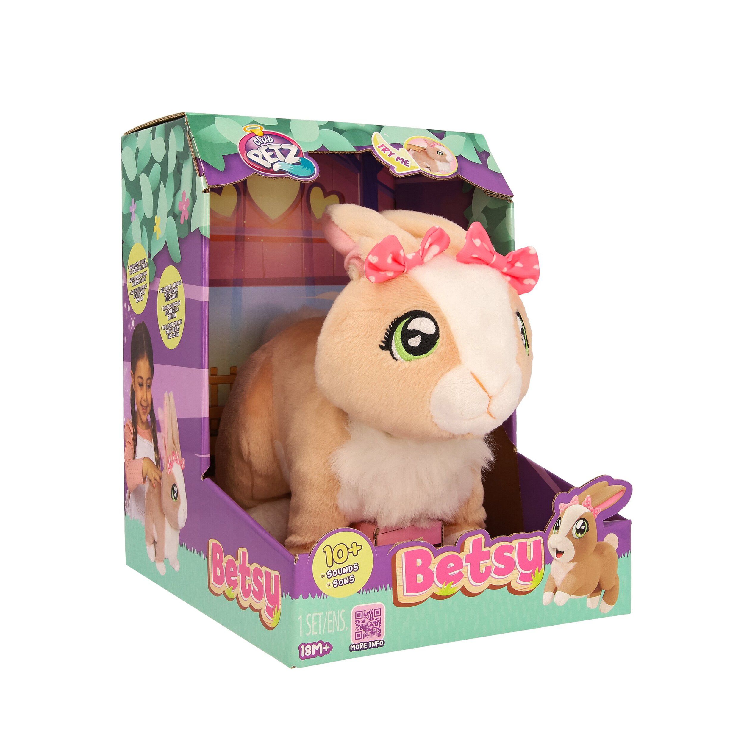 Club Petz Betsy Brown Bun