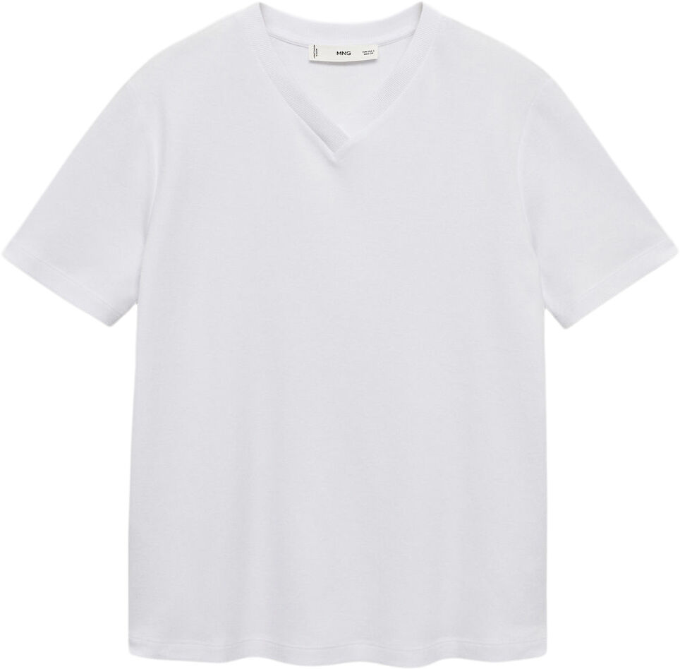 V-neck cotton T-shirt