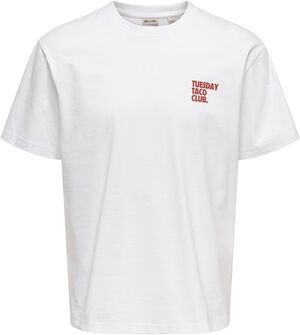ONSFRED LIFE FOODIE RLX SS TEE