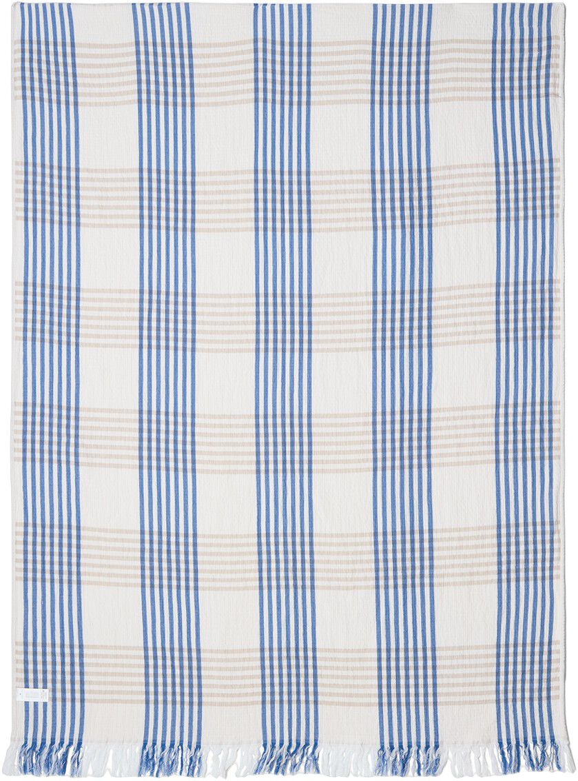 Striped/Checked Organic Cotton Throw