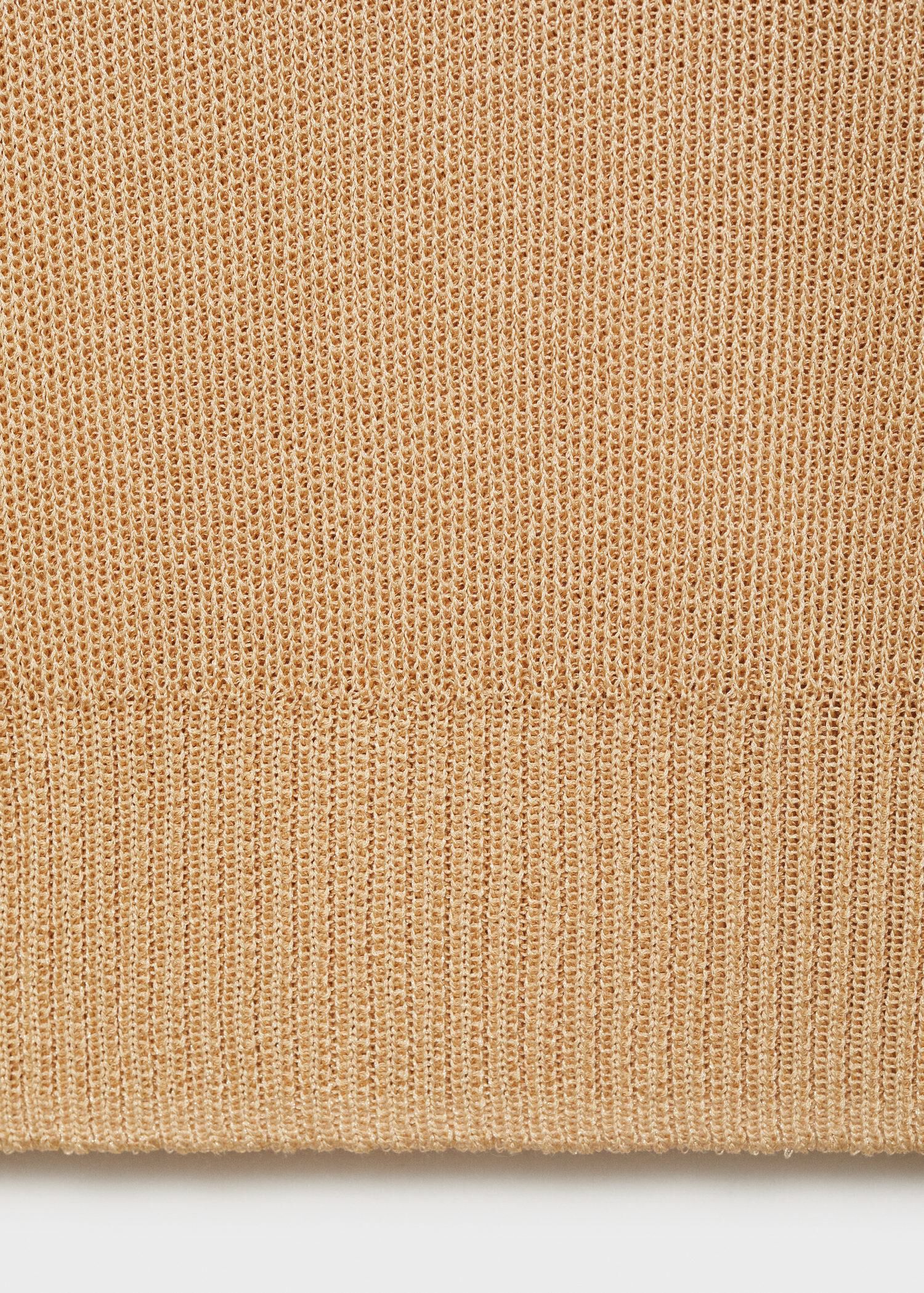 Short-sleeved crop sweater