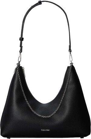 EMBLEM HW PEBBLE SHOULDER BAG