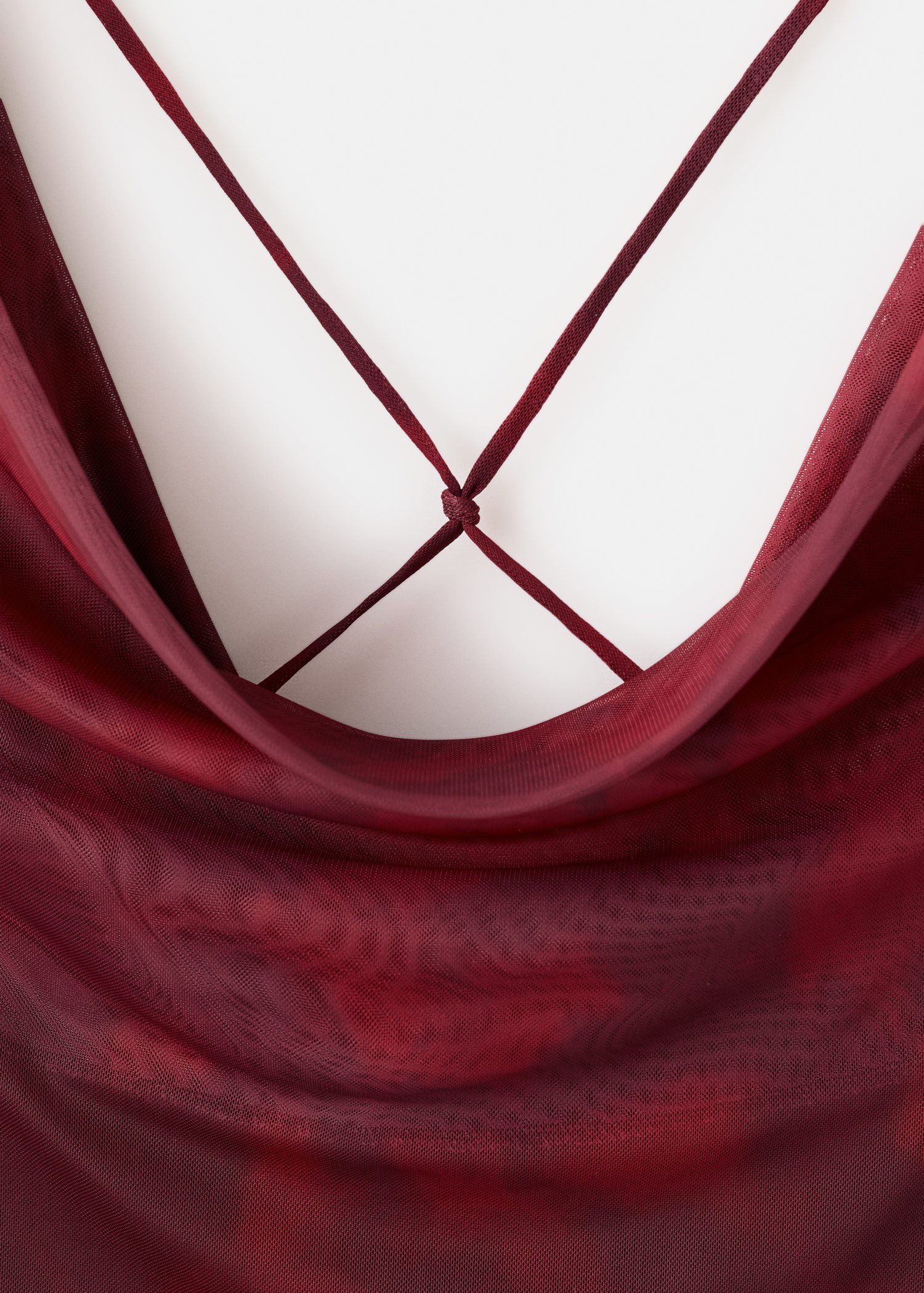 Draped fitted dress