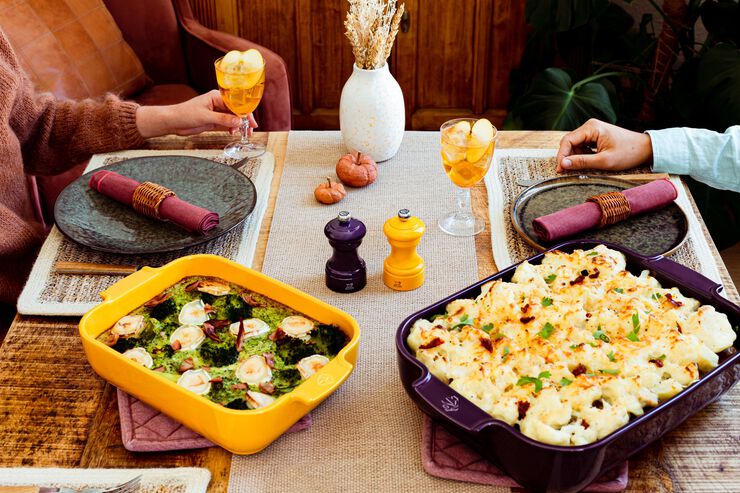 Appolia Keramik Rektangulær aubergine 40 cm