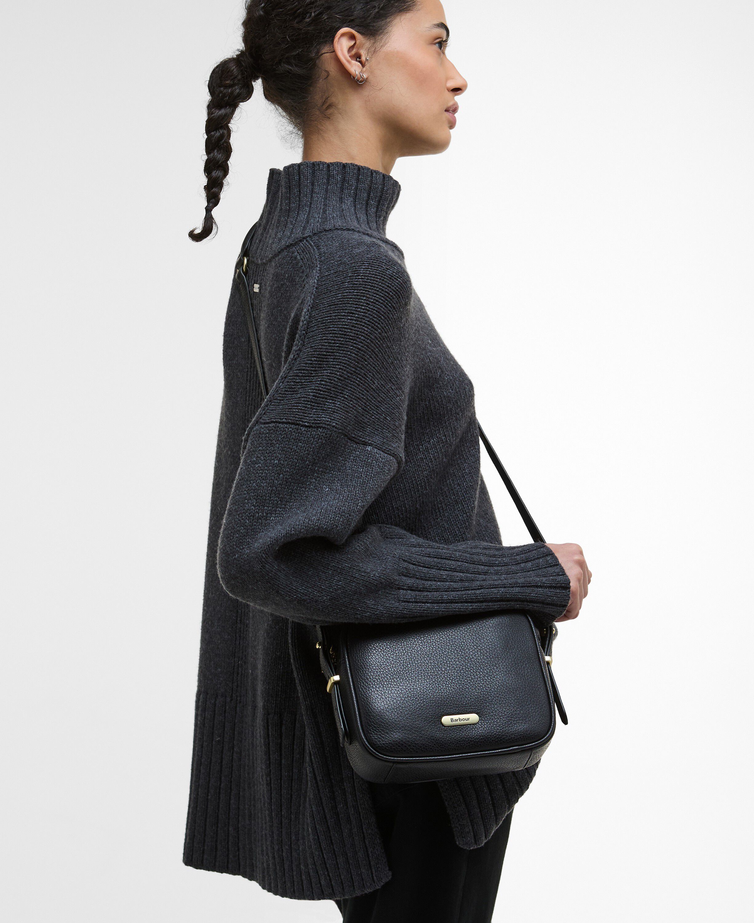 Barbour Daphne Leather Crossbody Bag