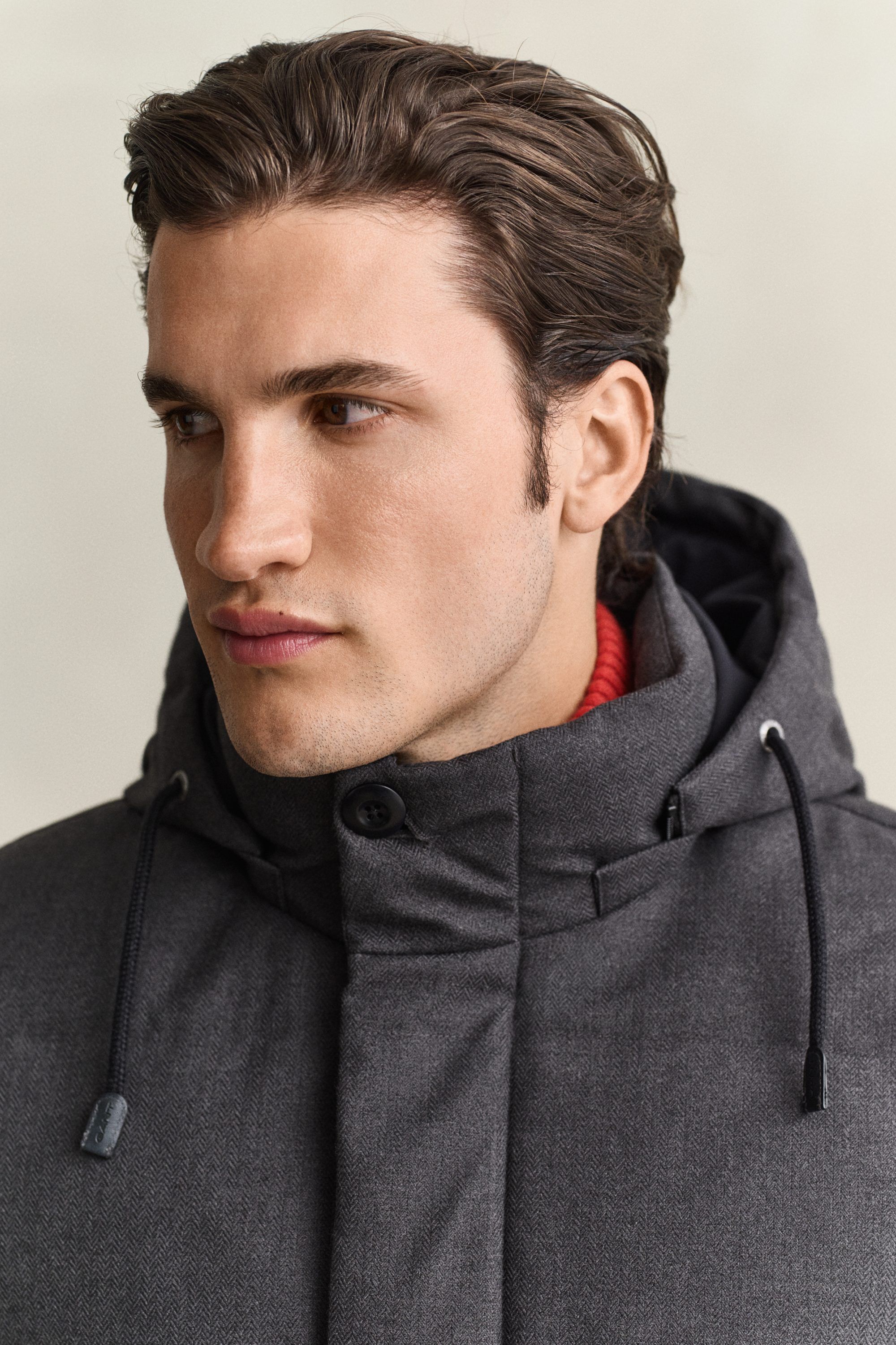 FLANNEL DOWN JACKET