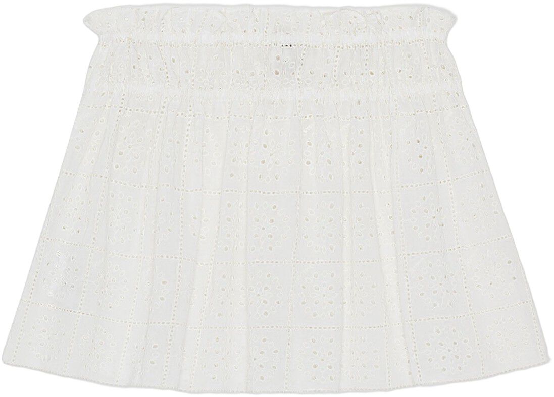 Light Broderie Anglaise Mini Skirt