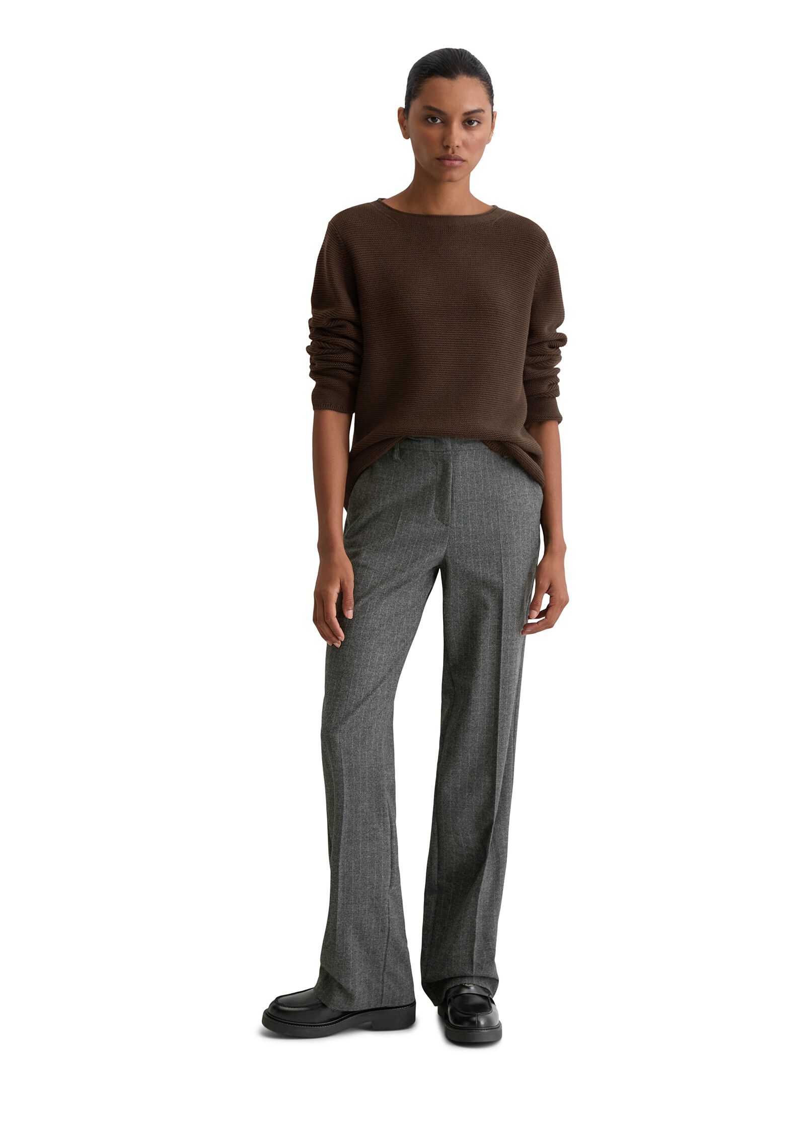 Pullover, longsleeve, small knitted