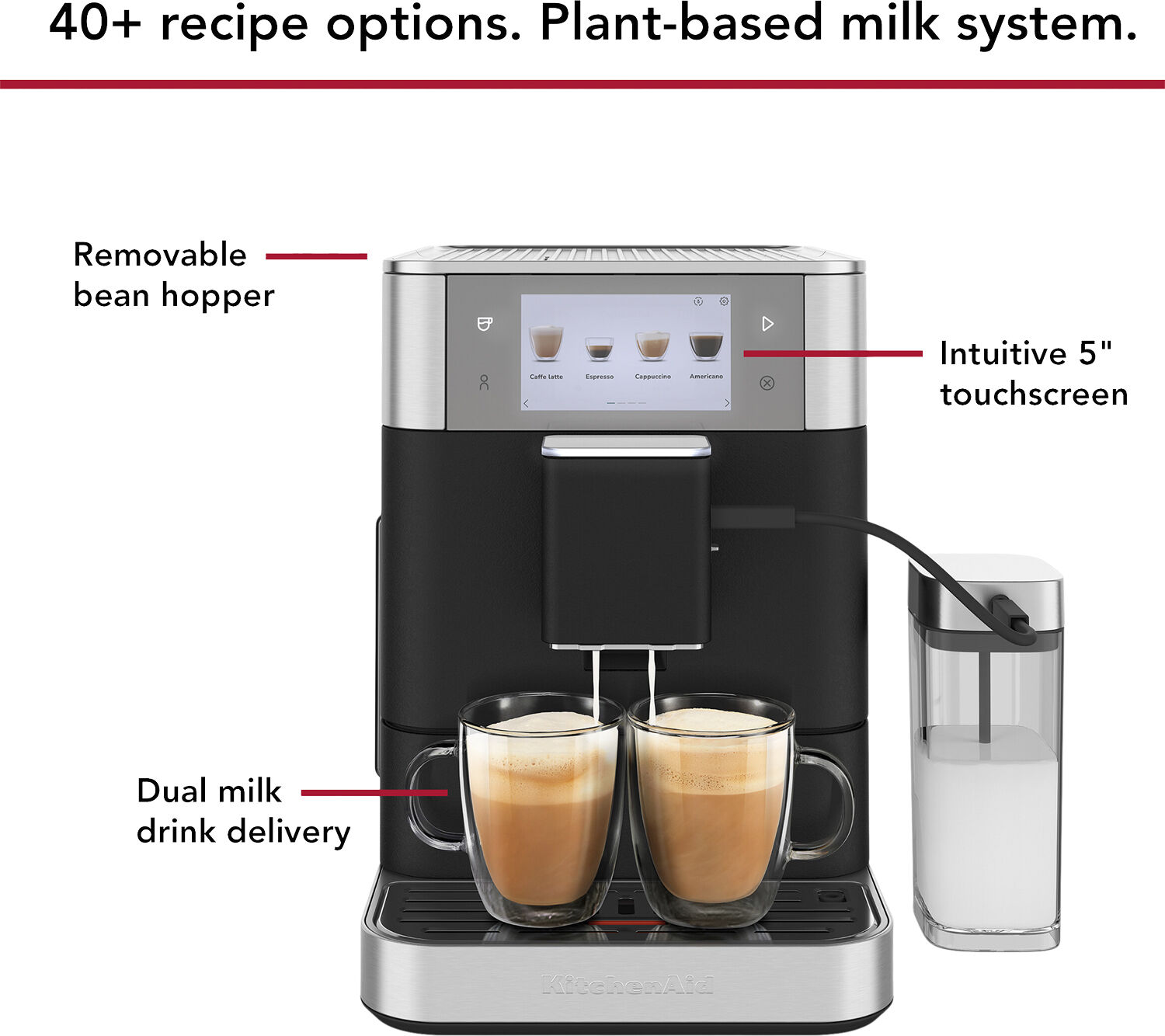 KITCHENAID fuldautomatisk espressomaskin-5KES8558EBK