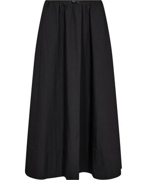 Flared cotton skirt