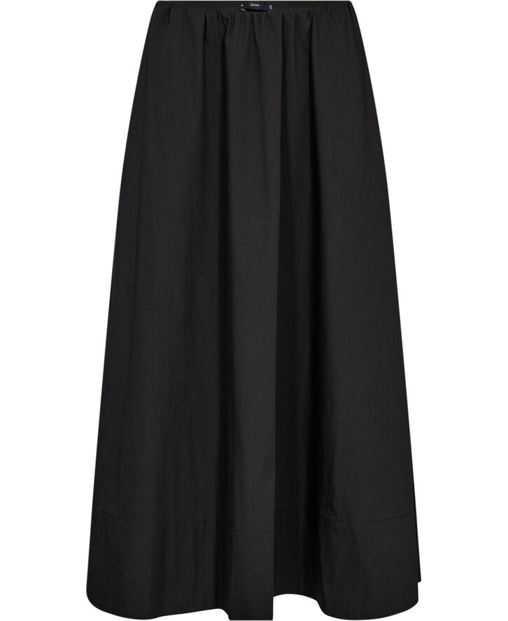 Flared cotton skirt