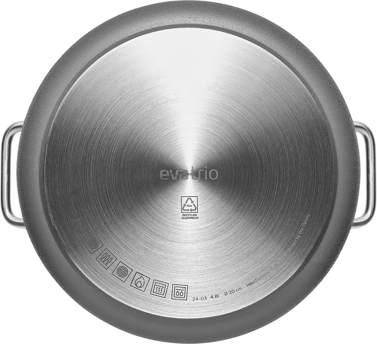 Grey Line Gryde 4,8 l 20 cm keramisk Slip-Let&reg; bel&aelig;gning