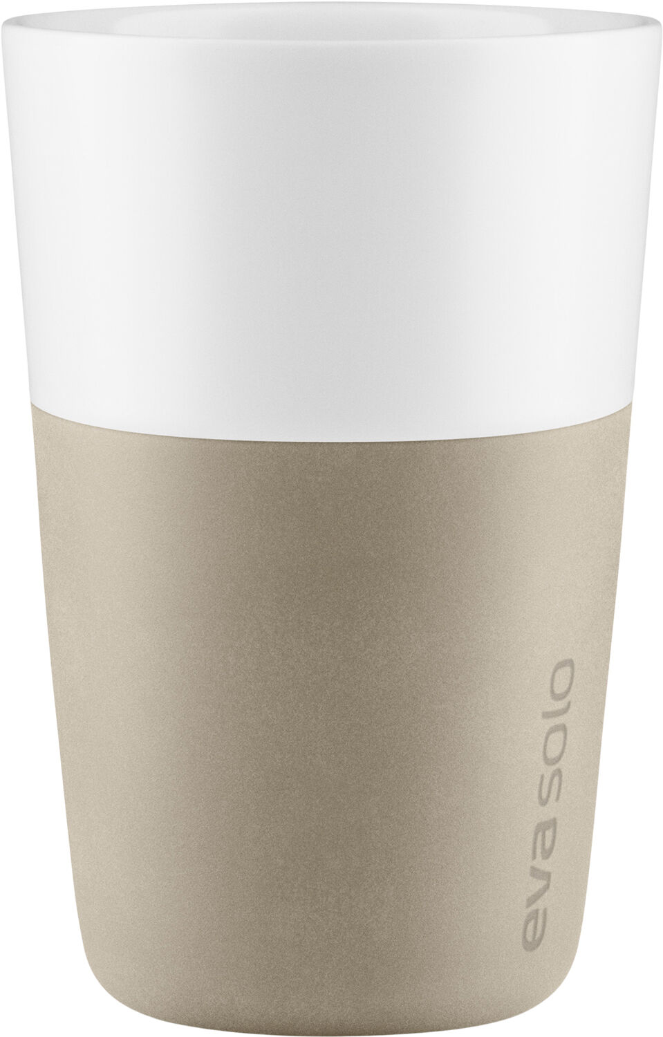 2 Cafe Latte-krus Pearl beige