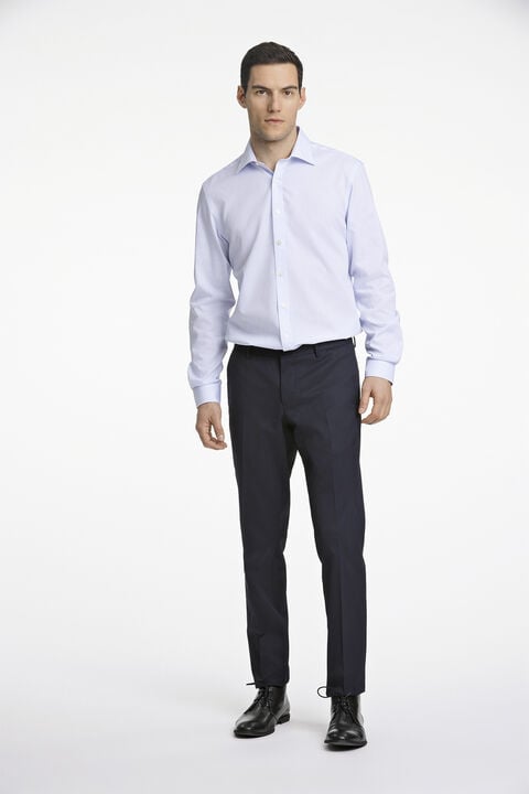 Technical striped shirt L/S