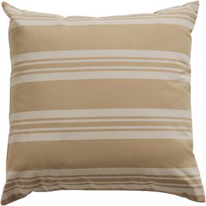 Fossflakes utomhuskudde 50x50 cm. Beige randig