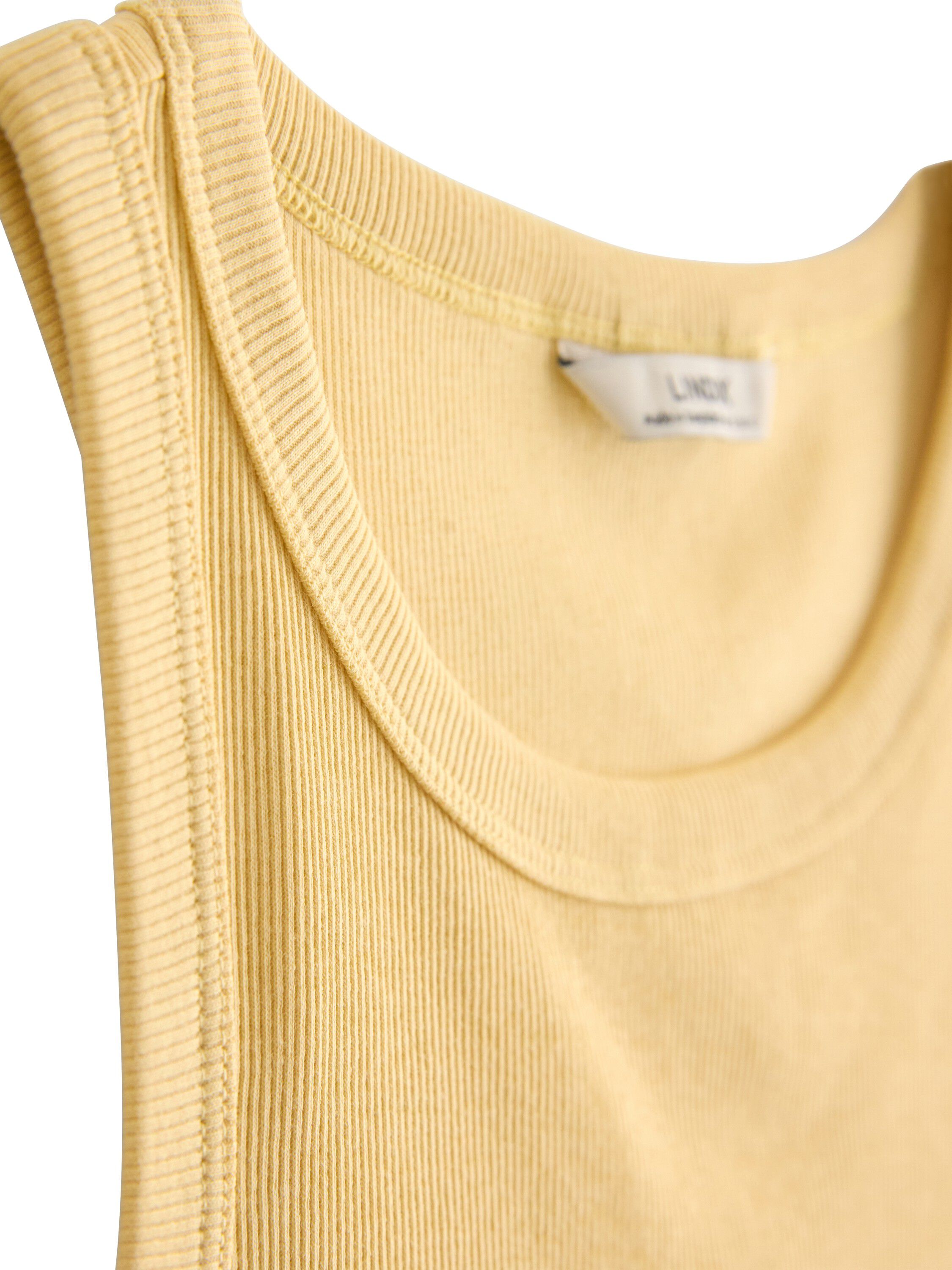 Ribbat linne i mjuk och stretchig b