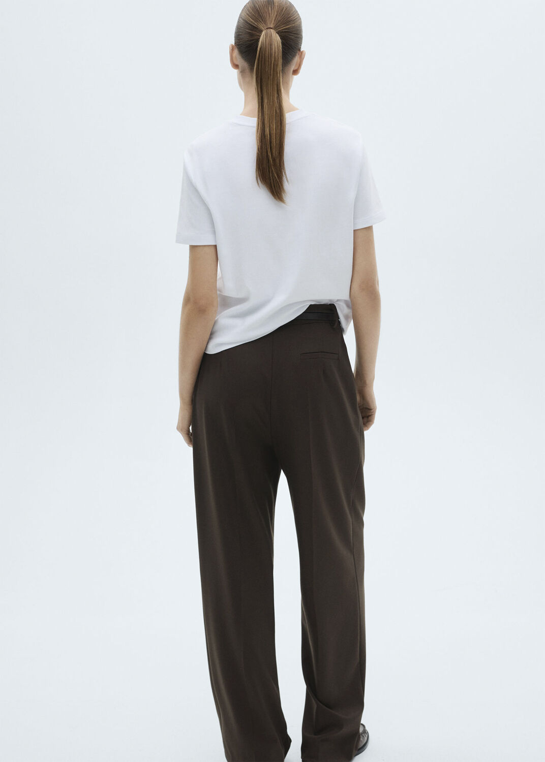 V-neck cotton T-shirt