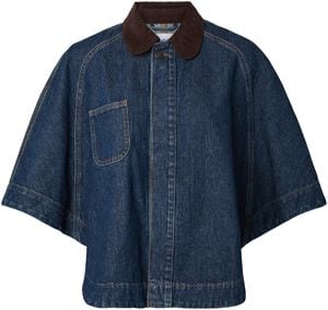 PCALEX DENIM CAPE DNM BC