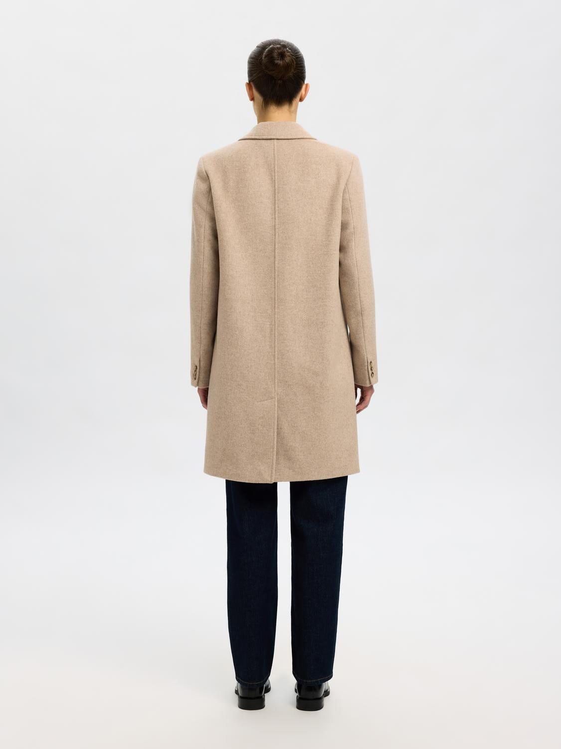 SLFSASJA WOOL BLEND COAT NOOS
