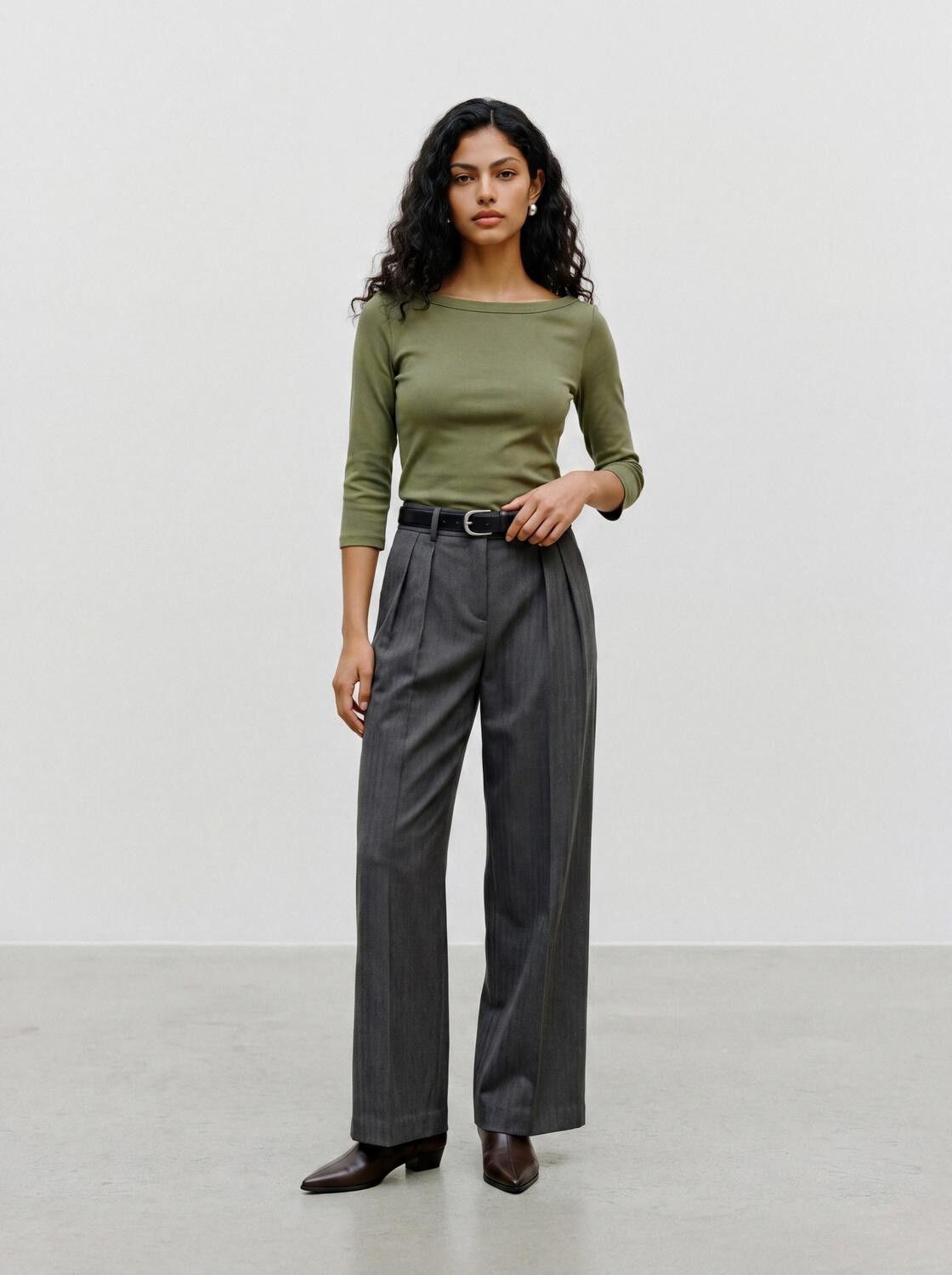 AWTHEA 3/4 BOATNECK TOP EXCL NOOS