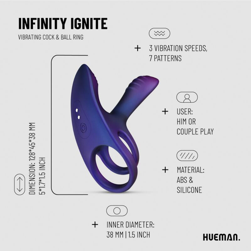 Hueman - Vibrating Cock Ring