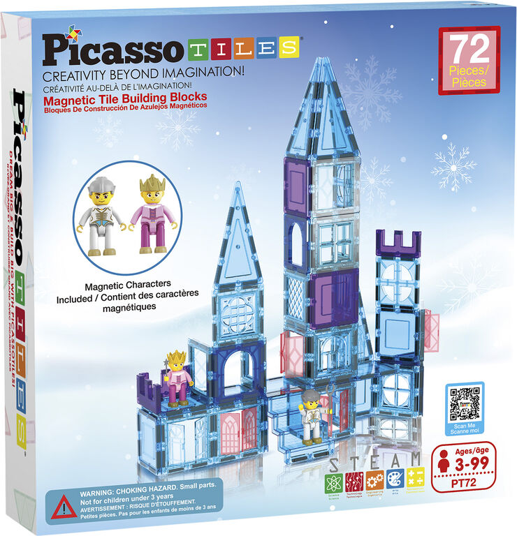Picasso Tiles 72 pc Ice W