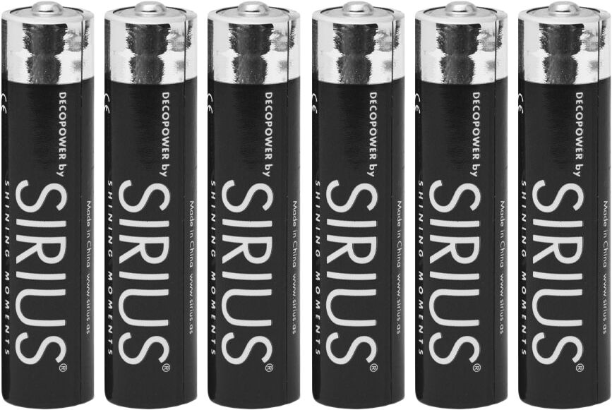 AAA DecoPower by Sirius, 6 stk