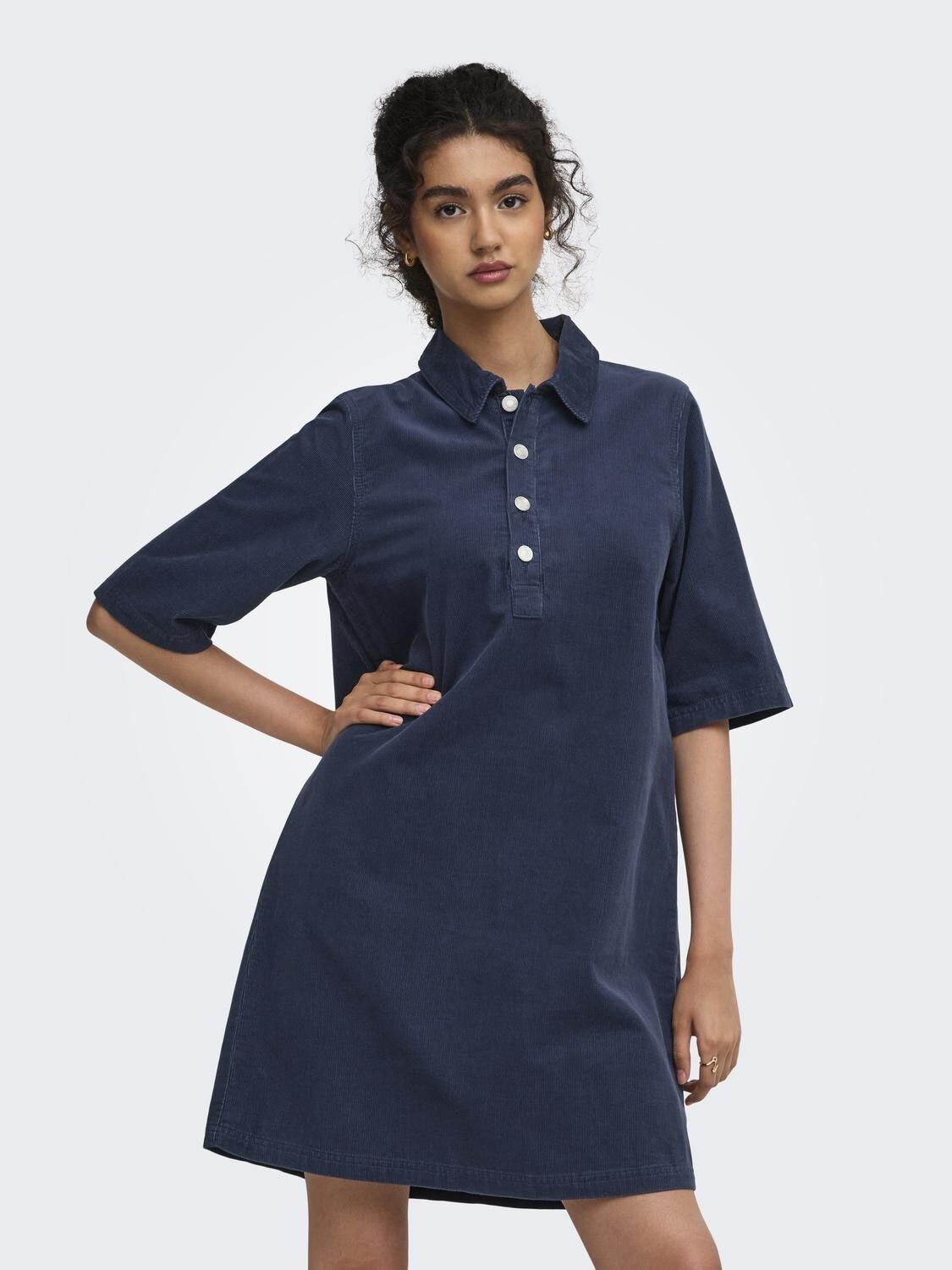 Onlgry-Nessa S/S Cord Dress Pnt