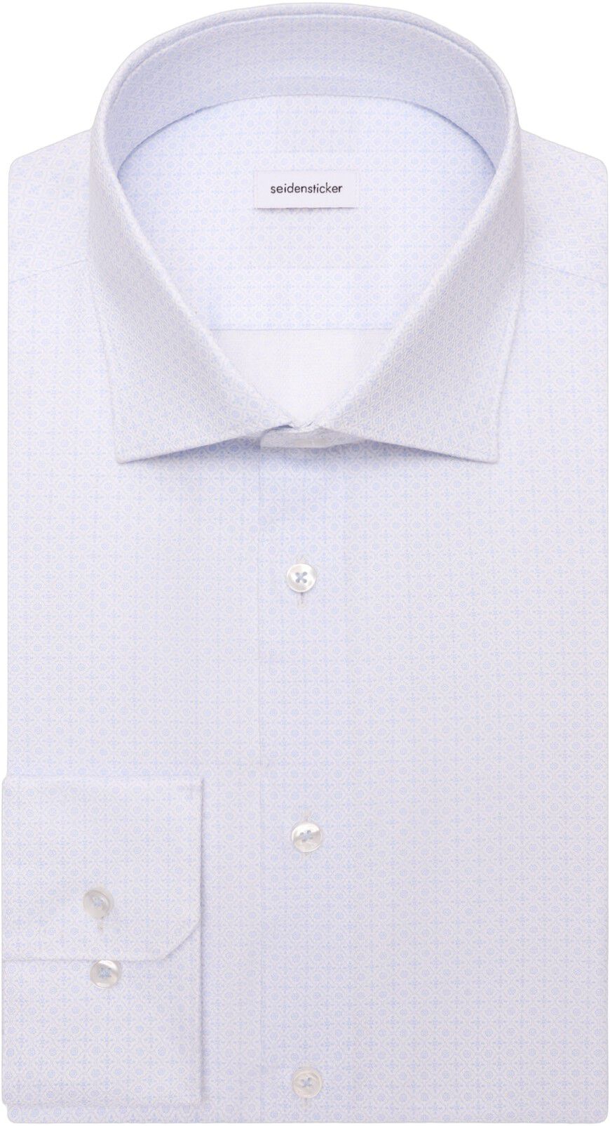 Business shirt Slim 1/1 Kent-Collar Print