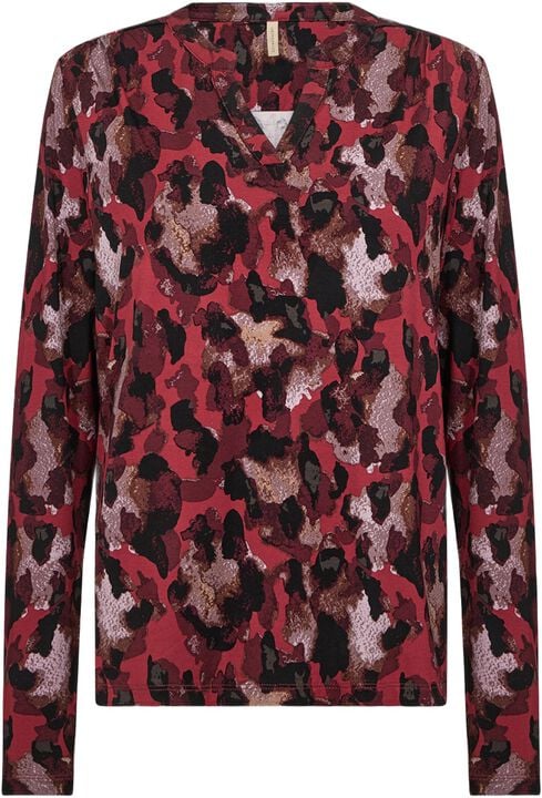 SC-MARICA AOP 341 Bluse Rød