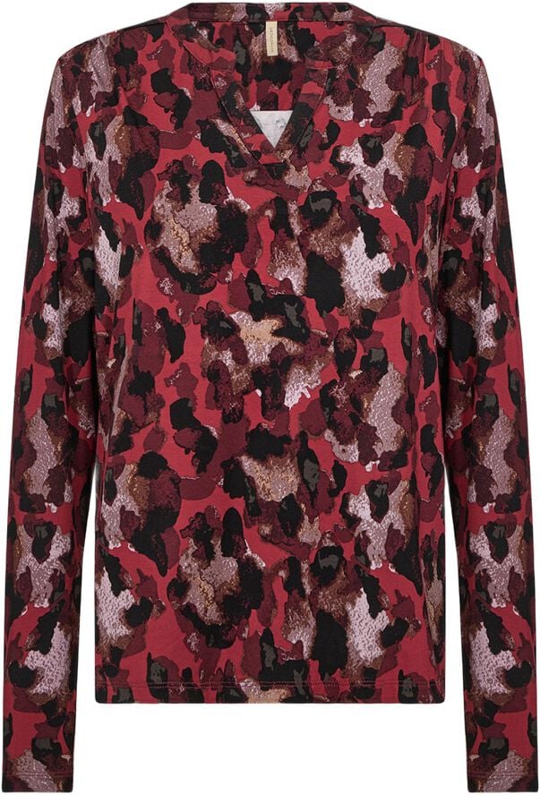 SC-MARICA AOP 341 Bluse Rød