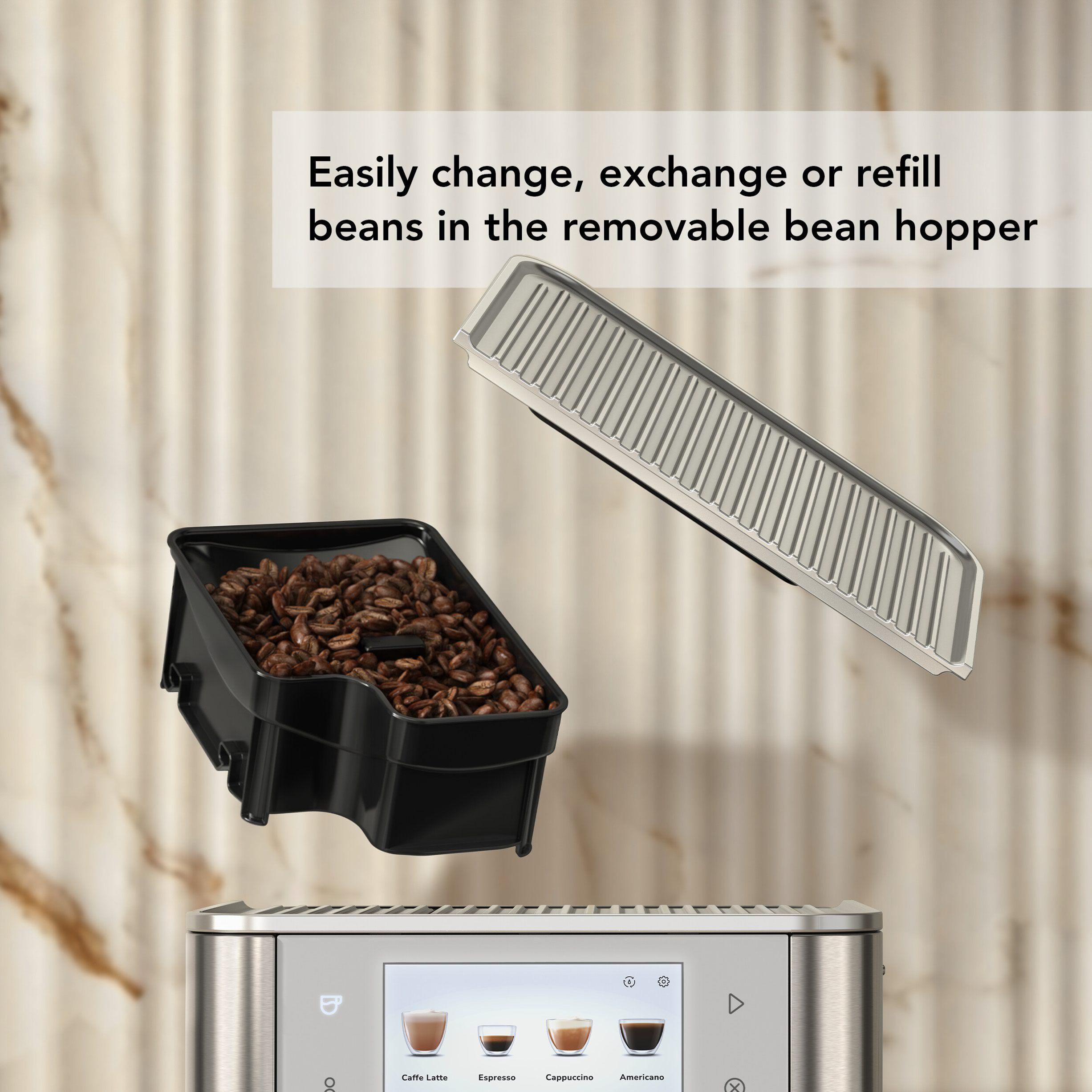 KITCHENAID fuldautomatisk espressomaskin-5KES8558ESX