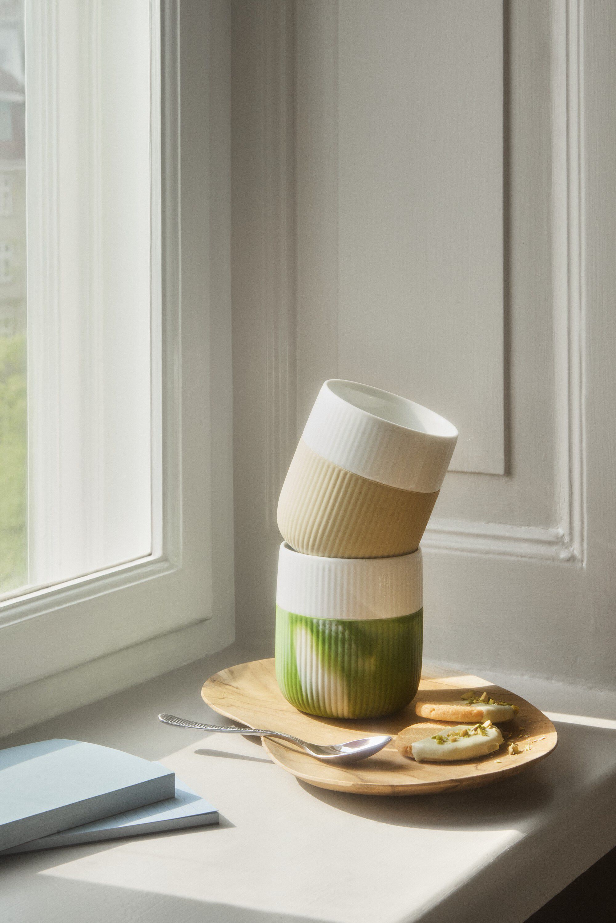 Contrast Marble, Green Grass