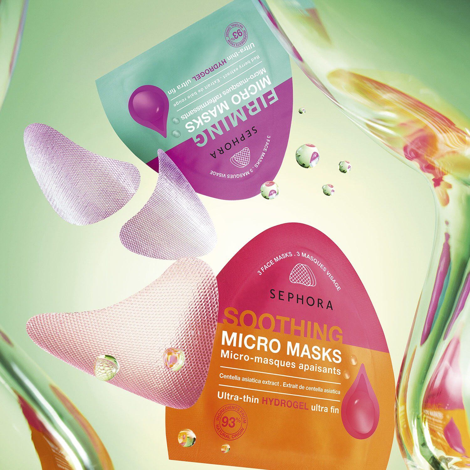Micro-Masks - Ultra-tunna hydrogelmasker