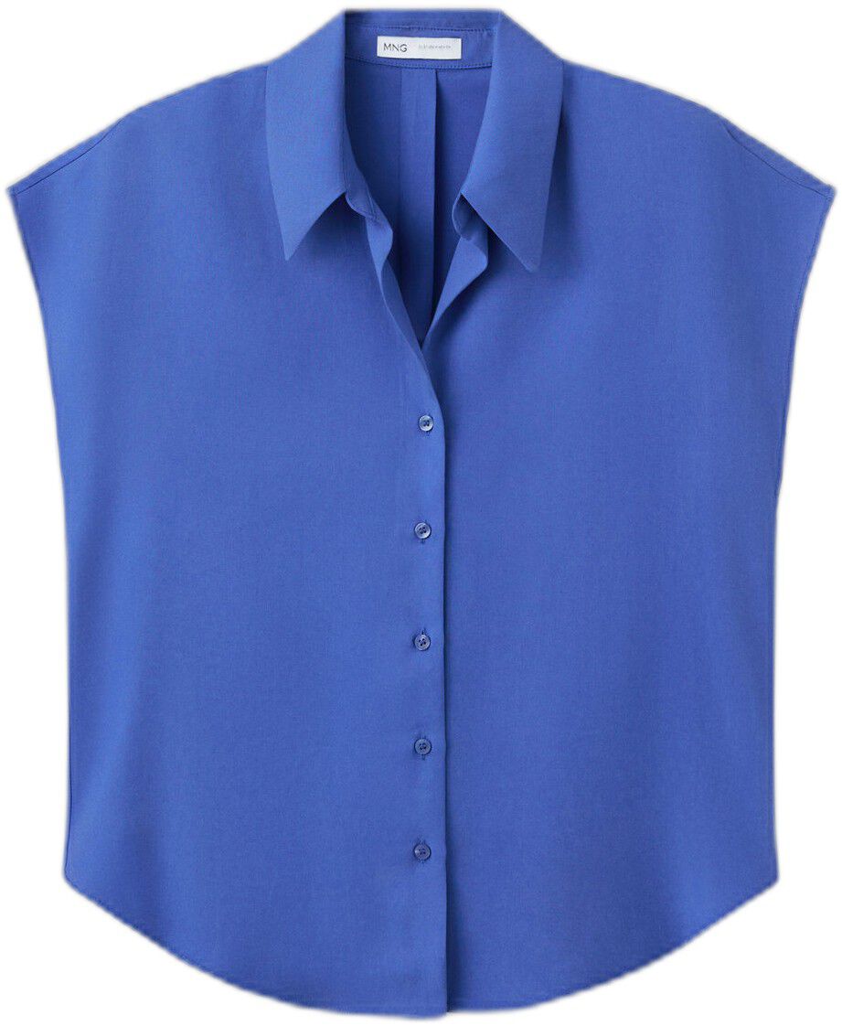 Short-sleeved lyocell shirt