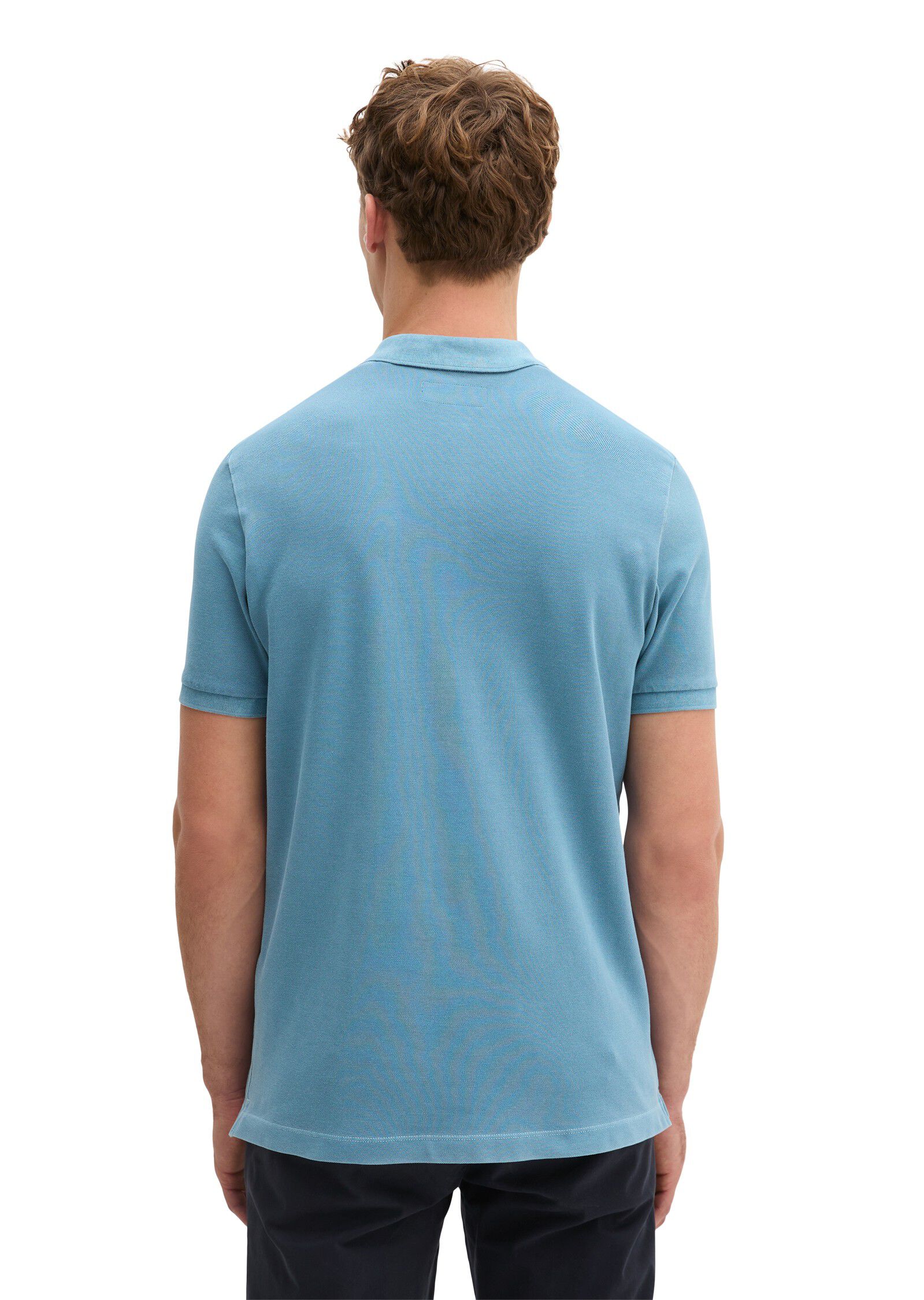 Polo, short sleeve, button placket,