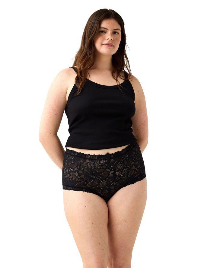 Briefs in soft and comfy lace with