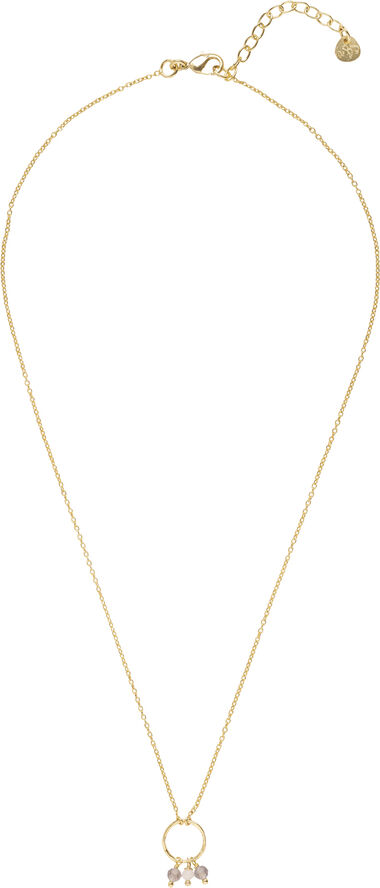 Sentiment Labradorite Moonstone Necklace GP