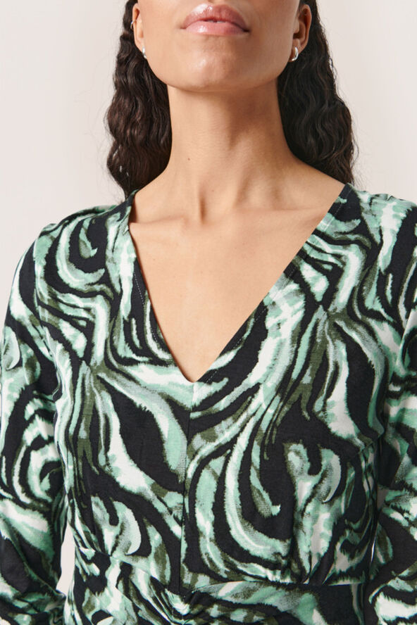 SLHanadi Printed V-Neck Dress