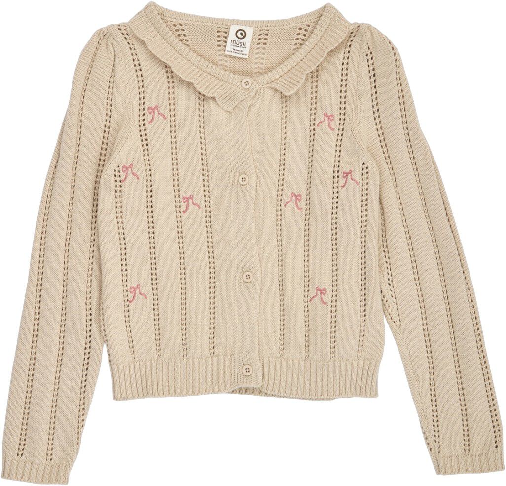 Bouquet Knit Pointelle Cardigan
