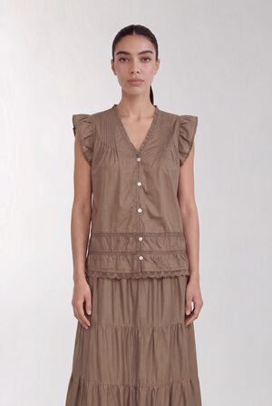 LR-ROSY 2 Bluse Brun
