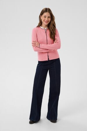 MilaSZ Contrast Stripe Cardigan